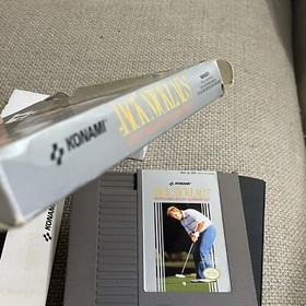Jack Nicklaus Golf & Bandai Golf Challenge Pebble Beach NES Nintendo CIB