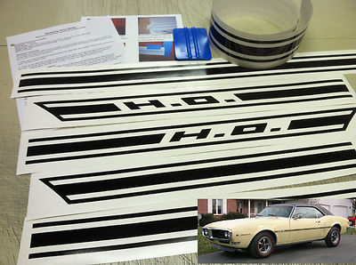 1967 1968 Pontiac Firebird H.O. Stripe Decal Kit | eBay