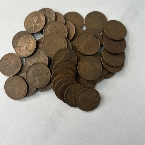 Two (2) 1952-S Lincoln Cents.  VG -AU Condition See Photos.