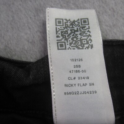 True Religion Ricky Relaxed Straight Shorts Mens 33 Black Denim