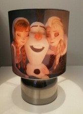 Frozen Ana, Elsa and Olaf 2 Touch lamp -3 settings Girls bedroom night light