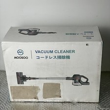 Red Gray MOOSOO XL-618A Cordless Stick Vacuum Cleaner 10Kpa Telescopic Tube 1.3L