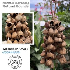 Handcrafted Pangi Seeds Hanging Maracas Shaker With Straw Rope Handle SeedShaker