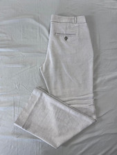 Banana Republic Logan Fit Bootcut Trouser Pants. Gray Twill, Size 6. GUC 