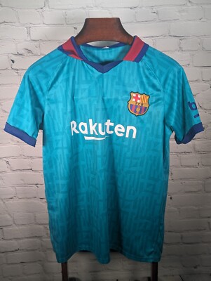 FCB Barcelona soccer jersey Green Rakuten La Liga Beko Size Large