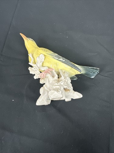 Karl Ens Bird Figurine Porcelain Yellow Oriole Glossy Finish Made in Germany - Picture 17 of 19