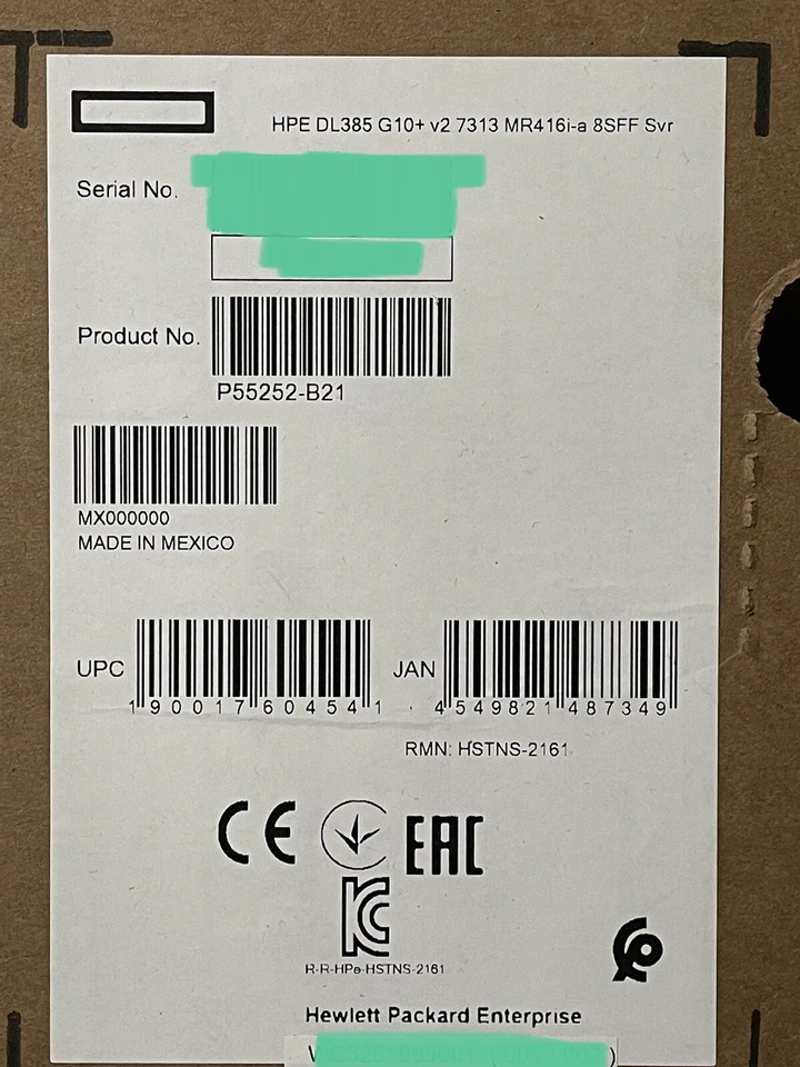 HPE DL385 Gen10+Plus V2 EPYC 7313 32GB RAM 8xSFF 800W PSU MR416i-a SATA/SAS/NVMe - Image 2 of 4