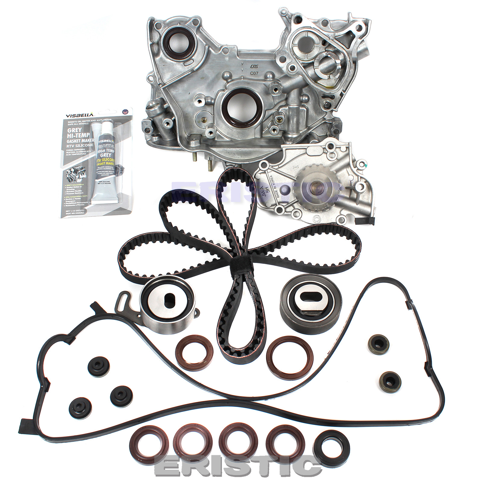 9402 Acura Honda 2.3L F22B1 Timing Belt Water / Oil Pump & Valve Cover