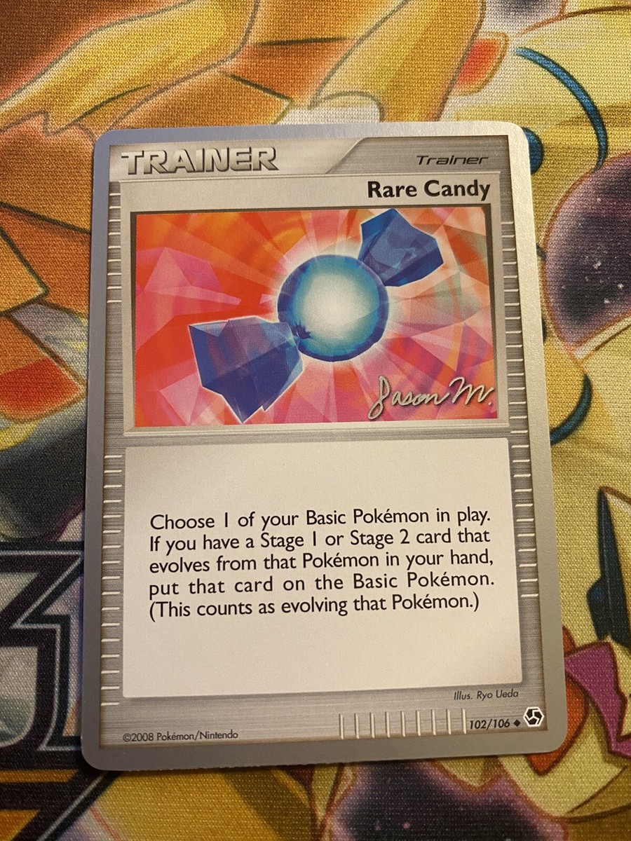 Rare Candy 102/106 NM 2009 Pokemon World Championship Promo.