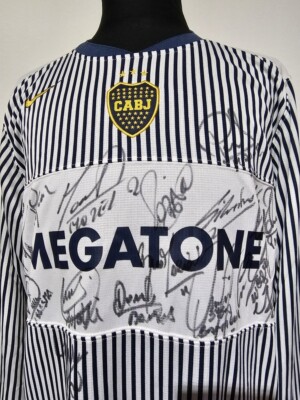 Boca Juniors soccer jersey Nike 2007 Size L match issue long Boca Juniors soccer jersey Nike 2007 Size L match issue long