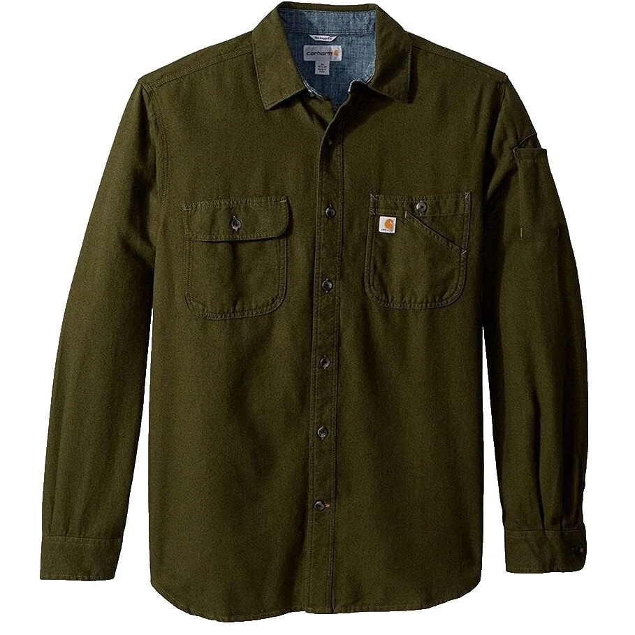 Carhartt Solid Big & Tall Casual Button-Down Shirts for Men