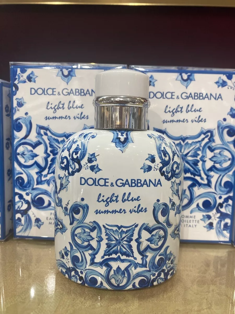 DOLCE & GABBANA Light Blue Men Fragrance Toilette Spray 2.5 FL OZ