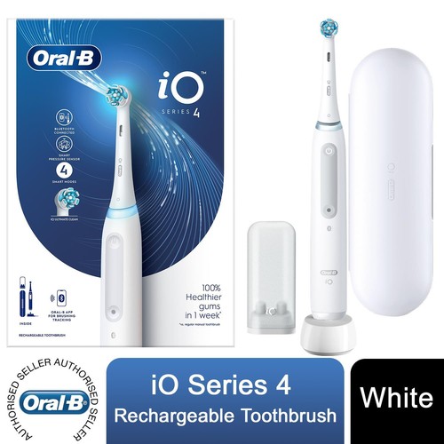 OralB iO4 Electric Toothbrush with Toothbrush Head & Travel Case