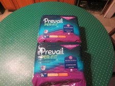 Nuevo Prevail PER-FIT Pañales Adultos Ropa Interior Desechable X-LARGE 14CT Lote de 2