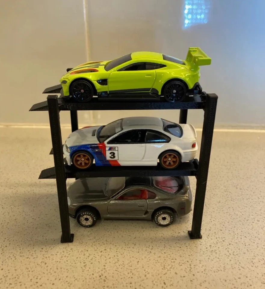 Soporte de exhibición modelo fundido a presión escala 1:18 doble elevador de coche - ¡Elige tu color! Foto 2 de 3