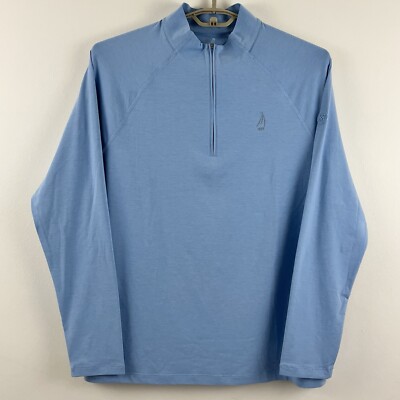 G/Fore Luxe Quarter Zip Mens L Stretch Mendakota Midlayer Pullover GMM000002