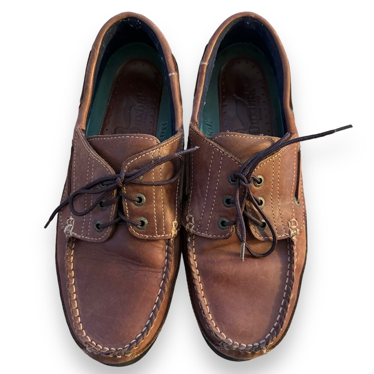 Dexter Men's Boat Brown Leather Lakes Sailing Duxbak Shoes Size