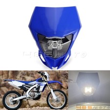 Supermoto Offroad LED Headlight For Yamaha WR450 WR250 YZ TTR WR 110 125 250 400