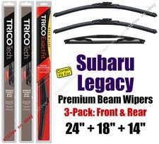 Wipers 3-Pack Premium Front Special Rear 2005-2009 Subaru Legacy 19240/180/14B