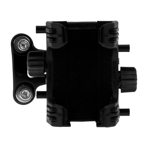 Support téléphone portable noir moto kit support GPS compatible avec Harley Softail - Photo 9 sur 12