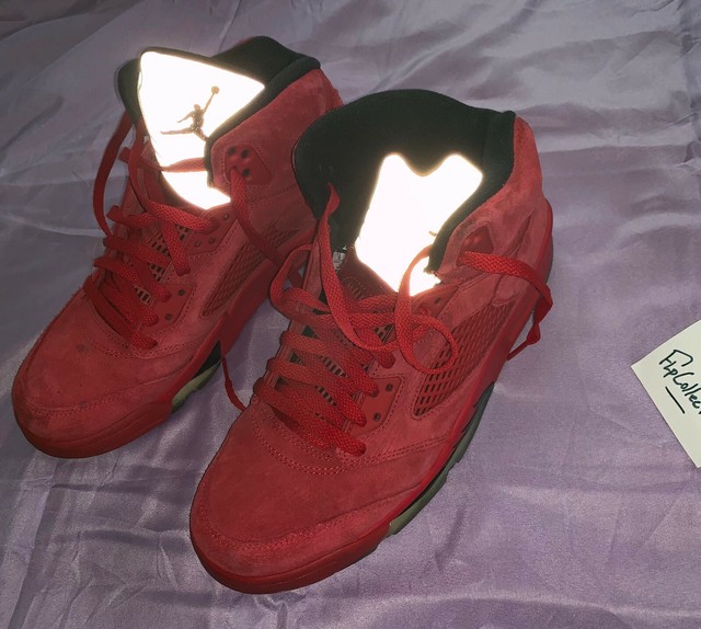 nike air jordan 5 retro red