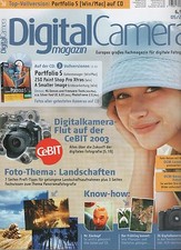 Zeitschrift DigitalCamera Magazin Heft 05/2003