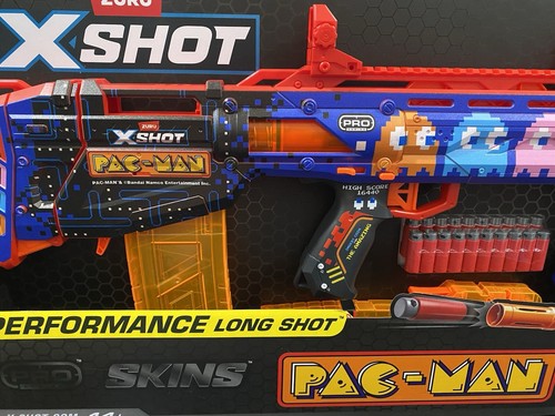 Air Pocket Technology, 40 x Pelli Performance Long Shot PAC-MAN - Zuru X Shot NUOVE - Foto 5 di 12
