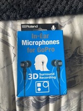 Roland 3d Surround Recording In Ear Microphones For Go Pro