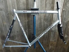 New-Old-Stock Guerciotti G55 Road Frame and Fork (60 cm) with Gray Enamel Finish