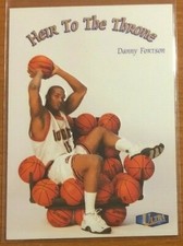 1997-98 Ultra Basketball DANNY FORTSON Heir to the Throne Insert #8 Nuggets