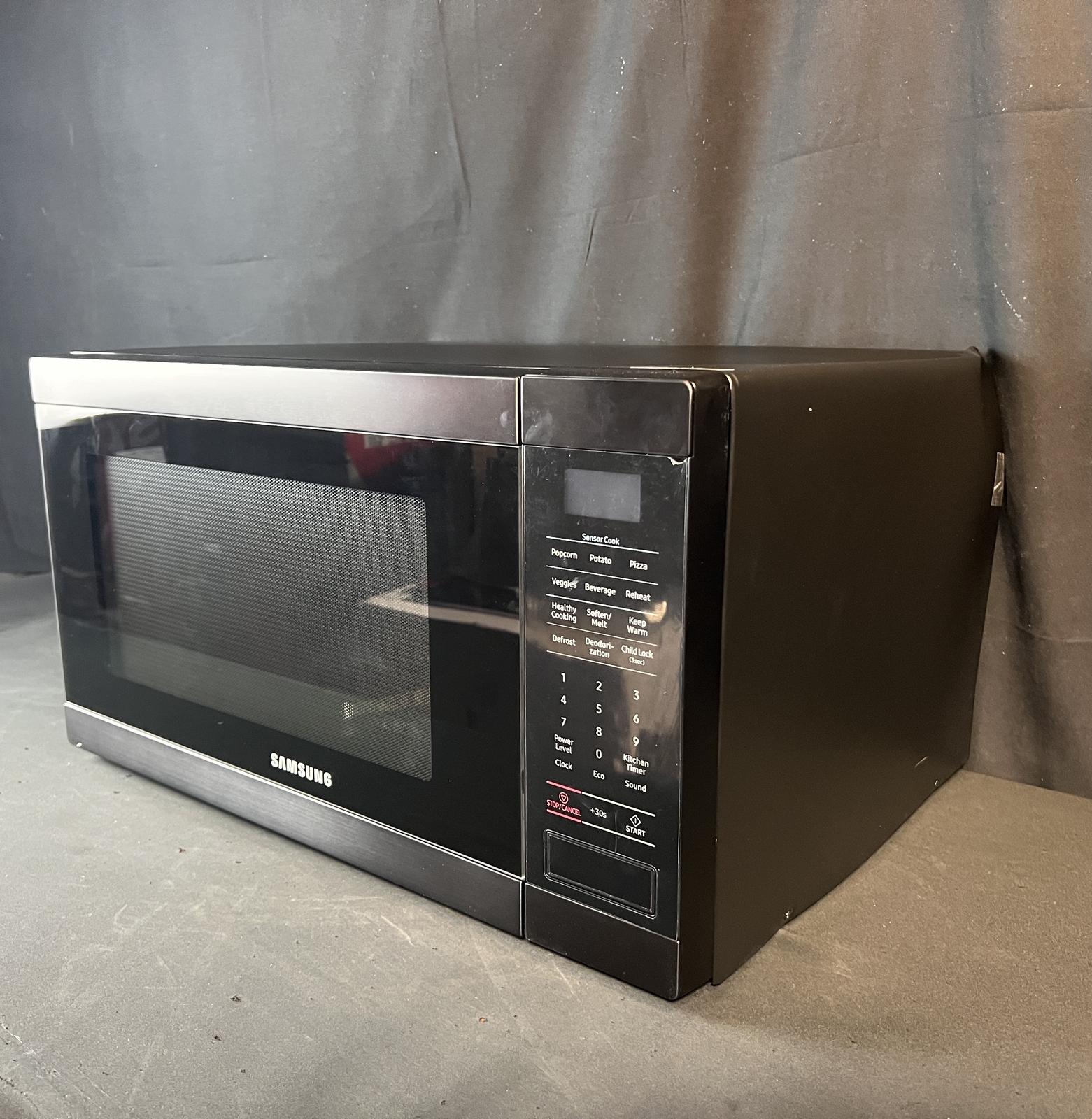 Samsung MS19M8020TG 1.9cu.ft Countertop Microwave Oven Black Matte New