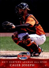 2011 Eastern League All-Stars Western Division Grandstand #15 Caleb Joseph Card