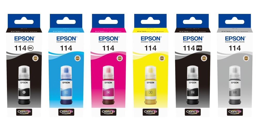 Epson 114 ECOTANK Pigment Black Ink Bottle C13T07A140 for sale online | eBay