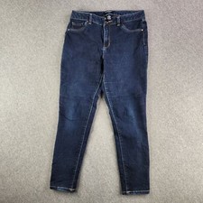 D. Jeans Women's Size 12 Blue Dark Wash Stretch Slim Fit Stretch