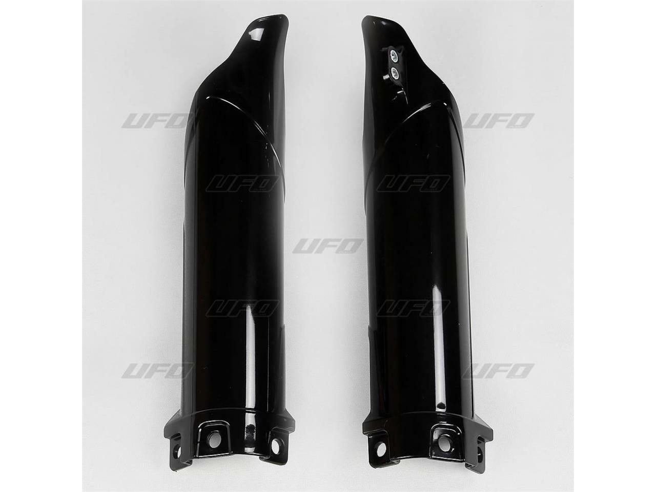 Protection fourche UFO noire pour motocross Kawasaki KX 85 de 2014 à 2019