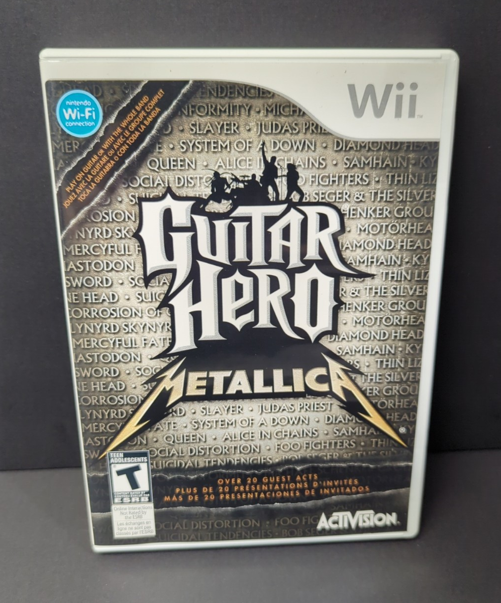 Guitar Hero Metallica Nintendo Wii Complete In Box CIB Game