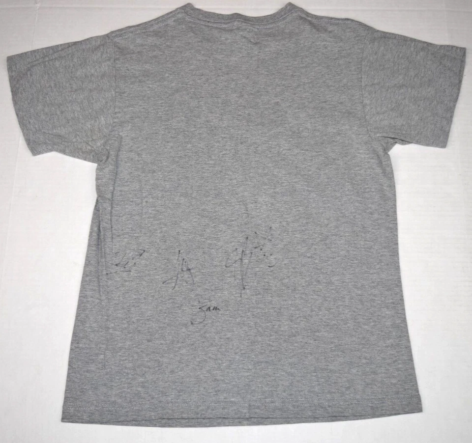 Vintage Band T-Shirt All Time Low XS/S 00s Put Up or Shut Up Singed Back c.2006 - Image 4 of 4