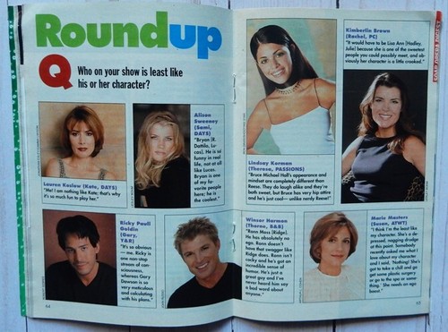 Soap Opera Digest Magazine Kristian Alfonso 2000 Laura Wright Josh Duhamel - Picture 6 of 12