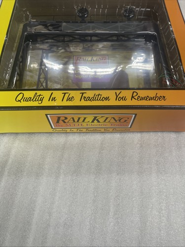 MTH Rail King 30-11030 Pennsy Signal Bridge - O Scale BRAND NEW ! - Picture 5 of 13