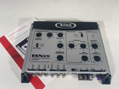 Boss Audio System BX55 2way/3way Electronic Crossover - Silver