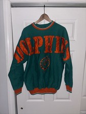 Vintage Miami Dolphins Legends Athletic Sweatshirt Mens Large Embroidered USA