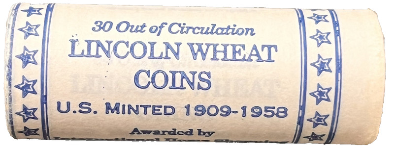 30 UNC Lincoln Wheat Coins Roll 1909-1958 International Home Shopping Sweepstake