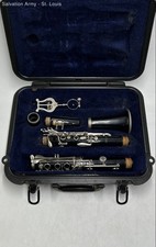 Clarinette alto instrument de musique Selmer trous ouverts avec étui rigide et manuel