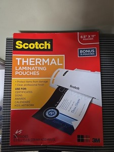Scott Thermal Laminating Pouches 8.5"*11" 39 Total Sheets 