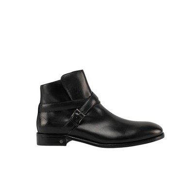 1550$ TESTONI ''Piuma'' Ankle Boot Lux Calf Black 8 UK / 9 US / 42 IT