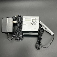 SONY MZ-N920 NET MD WALKMAN Silver Tested Working