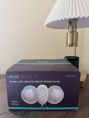 Elvie Stride 2 Double Electric Breast Pump smart app control Low noise 
