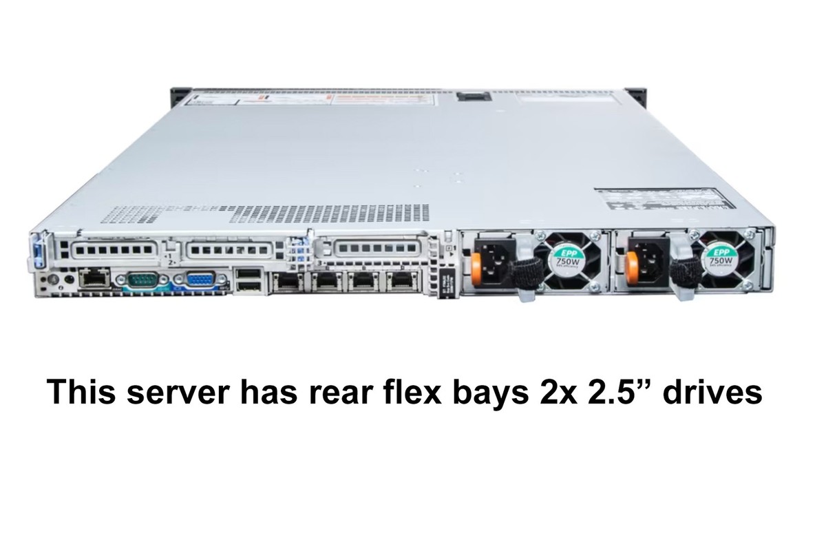 Dell PowerEdge R630 Server 2x E5-2640 V4 - 2.4GHz H730 32GB RAM 2x