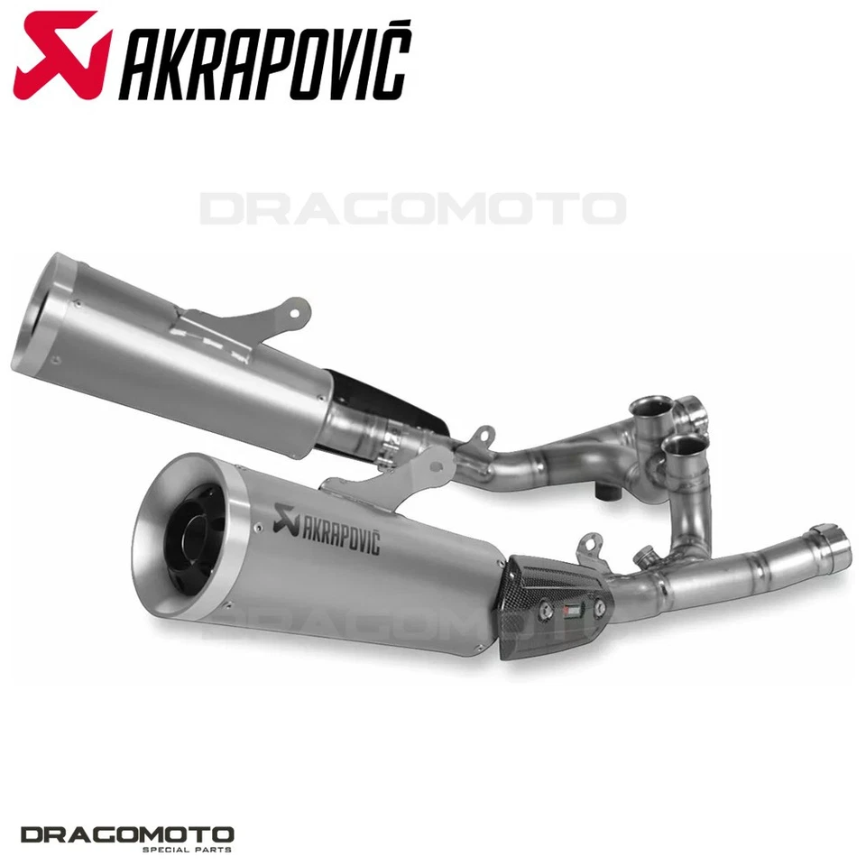 Escape YAMAHA VMX 1700 ABS Vmax 2009-2016 AKRAPOVIC Titanium S-Y17SO1-HBAV Foto 3 de 4