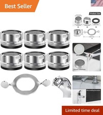 6-Pack High-Flow Faucet Aerators for Kitchen  Bathroom - 24mm Easy Fit